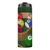 Biljartspel Thermosbeker (Voorkant)