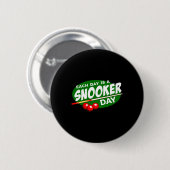 Biljartspeler Snooker Pool Game Lover Grappig Ronde Button 5,7 Cm (Voorkant /achterkant)