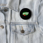 Biljartspeler Snooker Pool Game Lover Grappig Ronde Button 5,7 Cm (In situ)