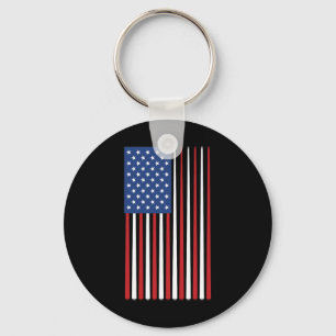 Biljartspeler VS Amerikaanse vlag Pool Sticks Cue Sleutelhanger