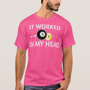 Biljartspelers 8 ball Cue Ball Sport Gift T-shirt