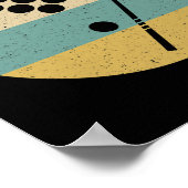 Biljartspelers -  Retro Pool Snooker Tab Poster (Hoek)