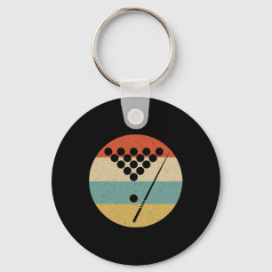 Biljartspelers - Retro Pool Snooker Tab Sleutelhanger