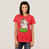 biljartwachtrij voor paarden t-shirt (Voorkant volledig)