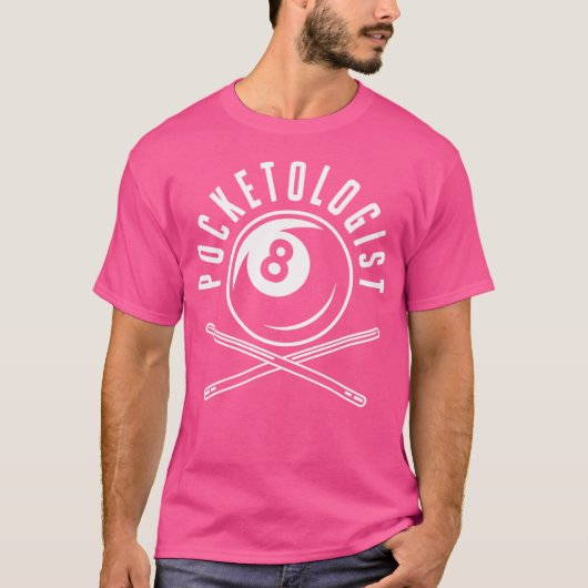 biljartzaketoloog t-shirt (Voorkant)