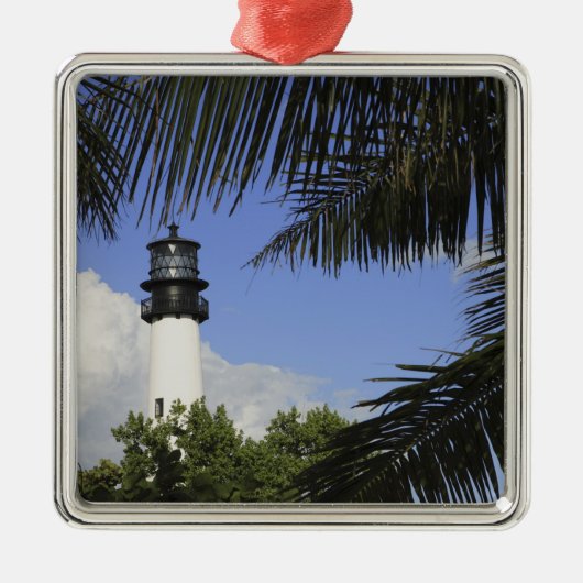 Bill Baggs Cape Florida vuurtoren, Bill Baggs 2 Metalen Ornament (Voorkant)