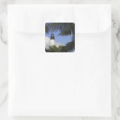 Bill Baggs Cape Florida-vuurtoren, Bill Baggs 2 Vierkante Sticker (Tas)