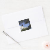 Bill Baggs Cape Florida-vuurtoren, Bill Baggs 2 Vierkante Sticker (Envelop)