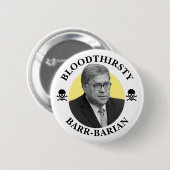 Bill Barr: Amerikaanse looddorstige procureur-gene Ronde Button 5,7 Cm (Voorkant /achterkant)