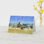 Bill bij Yosemite's Glacier Point Overlook Kaart (Gele Bloem)