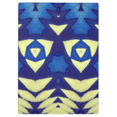 BILL ~ Blue en Cream-ontwerp Klembord (Achterkant)