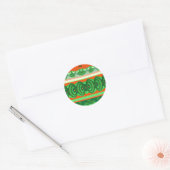 BILL ~ CHRISTMAS ~ RONDE STICKER (Envelop)