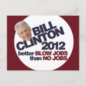 Bill Clinton 2012 Briefkaart (Voorkant)