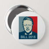 BILL CLINTON 2016 -.png Ronde Button 4,0 Cm (Voorkant /achterkant)