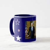 Bill Clinton 42e President Keepsake Coffee Mok (Voorkant links)