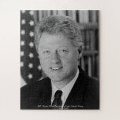Bill Clinton 42e President van de Verenigde Staten Legpuzzel (Verticaal)