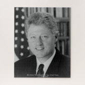 Bill Clinton 42e President van de Verenigde Staten Legpuzzel (Verticaal)