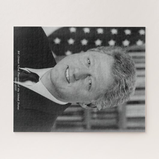 Bill Clinton 42e President van de Verenigde Staten Legpuzzel (Horizontaal)