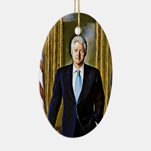 Bill Clinton 42nd President Keepsake Ornament (Rechts)