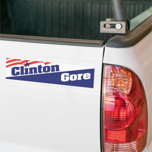 Bill Clinton Al Gore Bumpersticker 1992 (Op Truck)