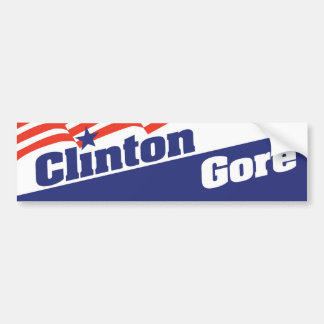 Bill Clinton Al Gore Bumpersticker 1992