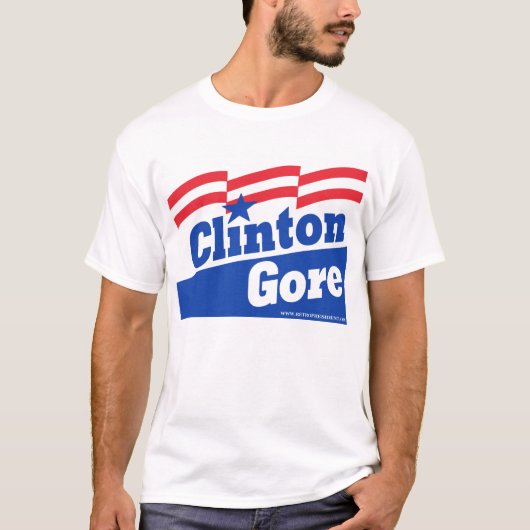 Bill Clinton-Al Gore T-shirt (Voorkant)