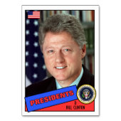 Bill Clinton Baseball Card Kaart (Voorkant)