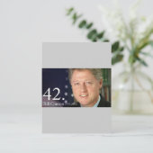 Bill Clinton Briefkaart (Staand voorkant)