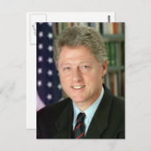 Bill Clinton Briefkaart (Voorkant / Achterkant)
