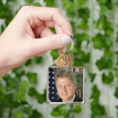Bill Clinton Democratisch Presidentieel Witte Huis Sleutelhanger (Hand)