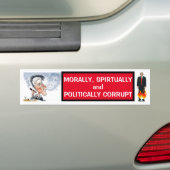Bill Clinton, Donald Trump en Jeffrey Epstein Bumpersticker (Op auto)