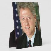 Bill Clinton Fotoplaat (Zijkant)