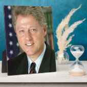 Bill Clinton Fotoplaat (Zijkant)
