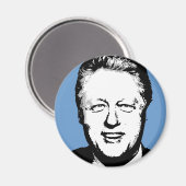 Bill Clinton Gear Magneet (Voorkant / Achterkant)