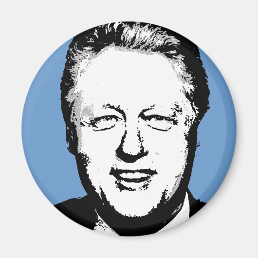Bill Clinton Gear Magneet (Voorkant)