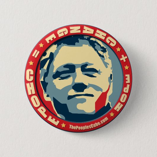 Bill Clinton - Grope: OHP Button (Voorkant)