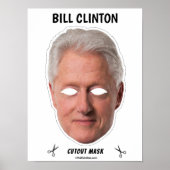 BILL CLINTON Halloween Masker Poster (Voorkant)