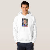 Bill Clinton-honkbalkaart Hoodie (Voorkant volledig)