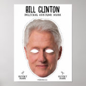 Bill Clinton kostuummasker Poster (Voorkant)