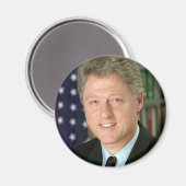 Bill Clinton Magneet (Voorkant / Achterkant)