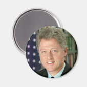 Bill Clinton Magneet (Voorkant / Achterkant)