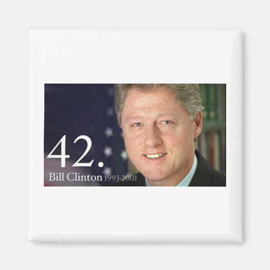 Bill Clinton Magneet (Voorkant)