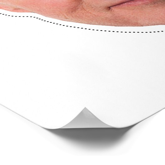 Bill Clinton Mask Cutout Poster (Hoek)