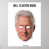 Bill Clinton Mask Cutout Poster (Voorkant)