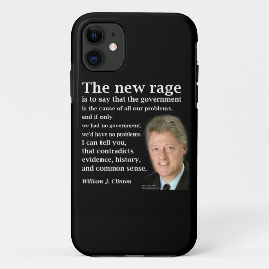 Bill Clinton No Government Quote iPhone 5 Hoesje (Achterkant)