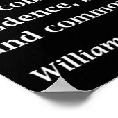 Bill Clinton No Government Rave Quote Poster (Hoek)