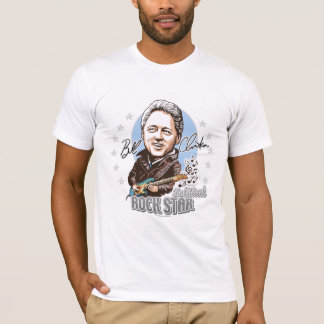 Bill Clinton politieke Rockstar! Shirt 