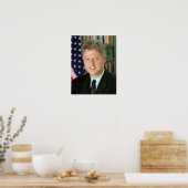Bill Clinton Poster (Keuken)