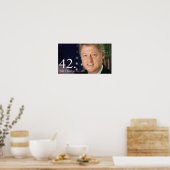 Bill Clinton Poster (Keuken)