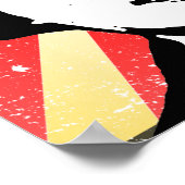 Bill Clinton retro Poster (Hoek)